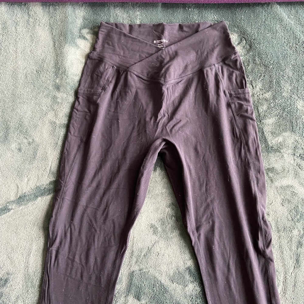 Buffbunny monarch leggings black size large